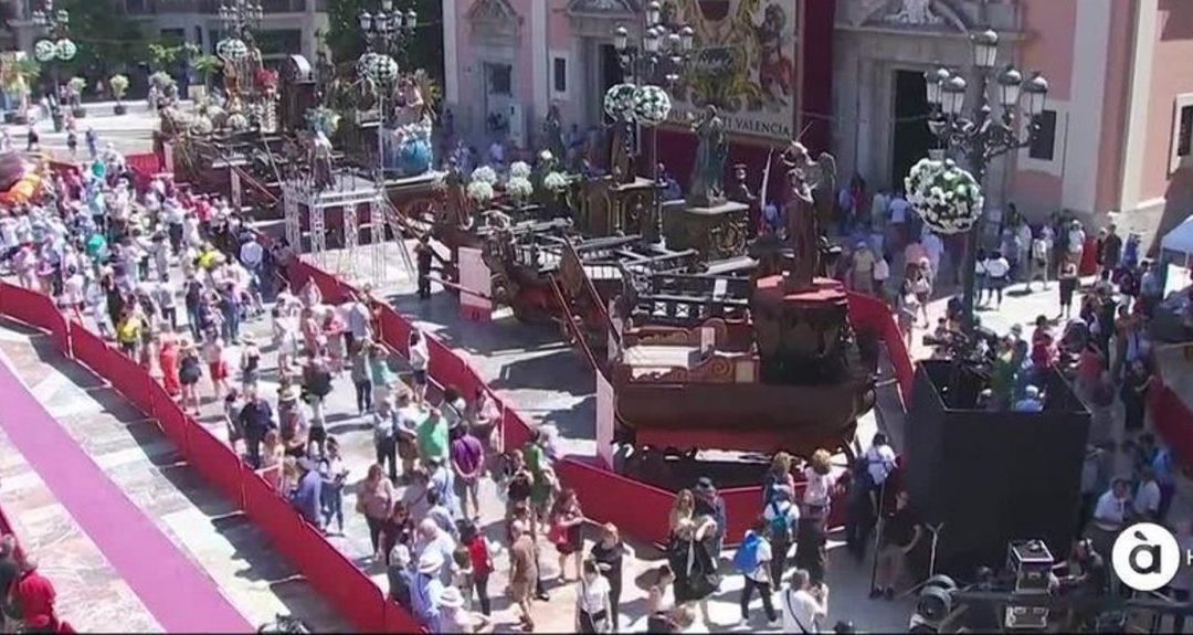 À Punt retransmite los actos principales de la fiesta del Corpus Christi de València