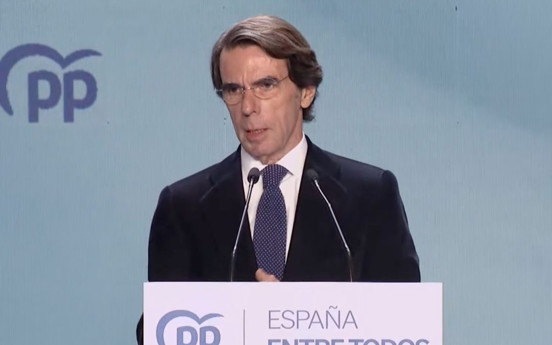 José María Aznar: “Valencia debe volver a formar parte de un gran proyecto estratégico para España”