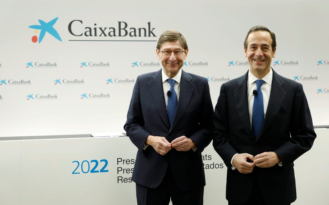 CaixaBank gana 3.145 millones de euros en 2022
