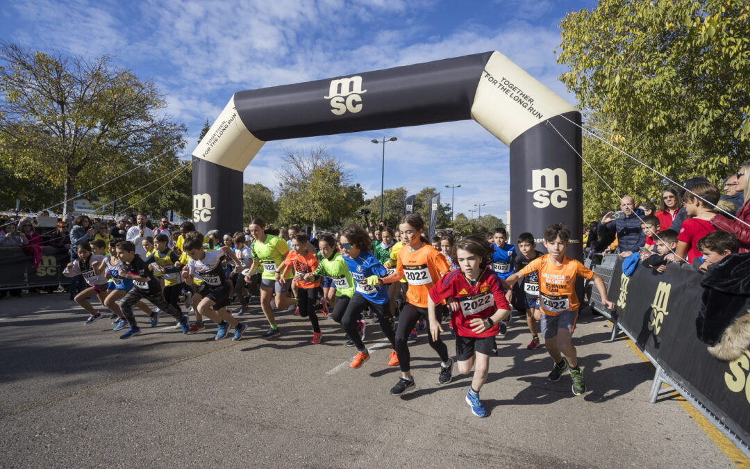 Más de 1000 niños y niñas participarán en el Mini Maratón Valencia MSC