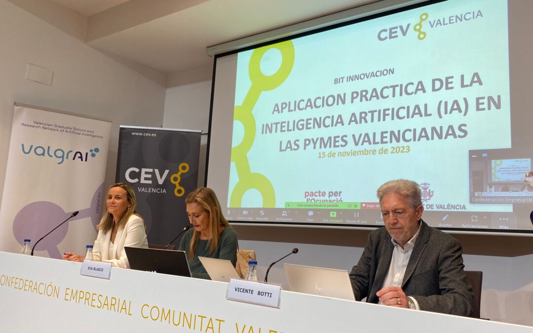 CEV Valencia y ValgrAI ofrecen las claves para convertir a las Pymes valencianas en las más competitivas a través de la Inteligencia Artificial