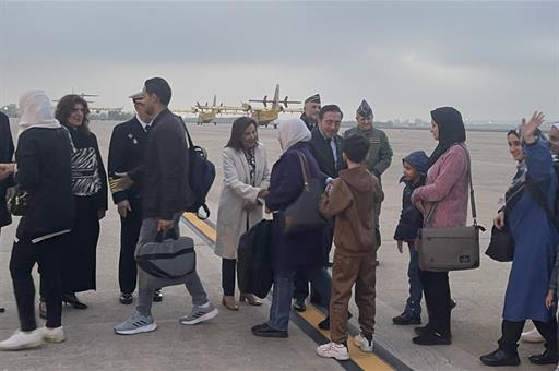 Un total de 139 hispanopalestinos y sus familiares evacuados de Gaza llegan a Madrid