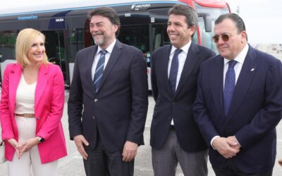 Carlos Mazón pone en valor la movilidad de Alicante “como pionera y a la vanguardia en sostenibilidad y eficiencia”