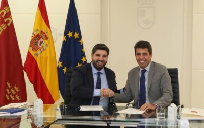 Mazón y López Miras suman fuerzas para “defender y exigir” los recursos hídricos necesarios para la Comunitat y Región de Murcia